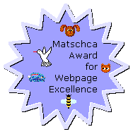 Matschca Award for Web Page Excellence
