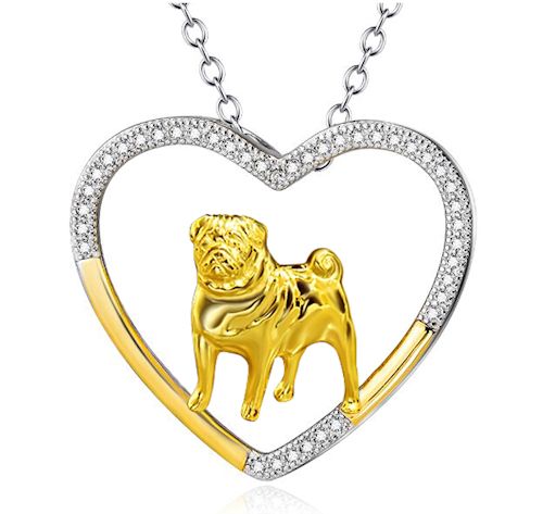 Open Pug Necklace