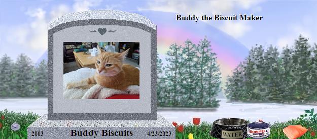 Buddy Biscuits's Rainbow Bridge Pet Loss Memorial Residency Image