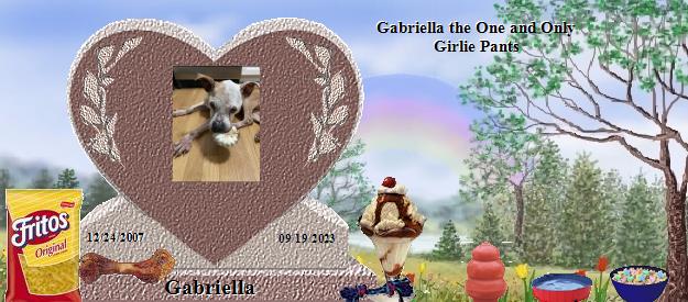 Gabriella's Rainbow Bridge Pet Loss Memorial Residency Image