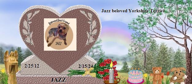JAZZ's Rainbow Bridge Pet Loss Memorial Residency Image