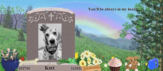 Keri's Rainbow Bridge Pet Loss Memorial Residency Image