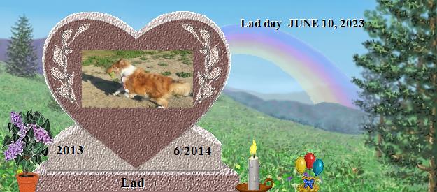 Lad's Rainbow Bridge Pet Loss Memorial Residency Image