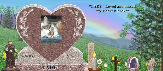 LADY's Rainbow Bridge Pet Loss Memorial Residency Image