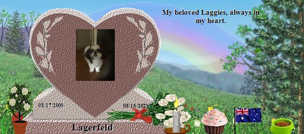 Lagerfeld's Rainbow Bridge Pet Loss Memorial Residency Image