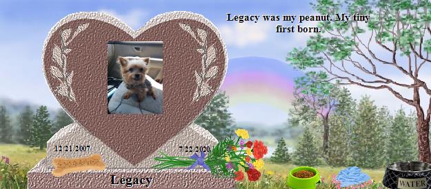 Legacy's Rainbow Bridge Pet Loss Memorial Residency Image