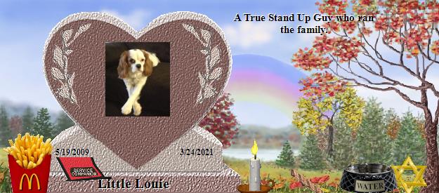 Little Louie's Rainbow Bridge Pet Loss Memorial Residency Image
