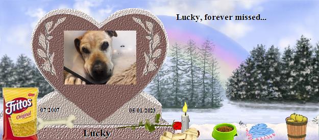 Lucky's Rainbow Bridge Pet Loss Memorial Residency Image
