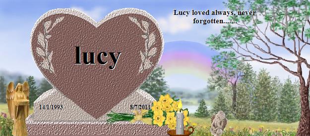 lucy's Rainbow Bridge Pet Loss Memorial Residency Image
