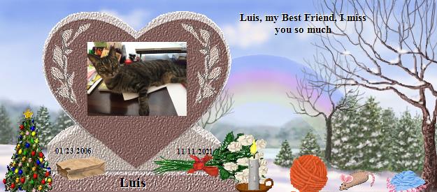 Luis's Rainbow Bridge Pet Loss Memorial Residency Image